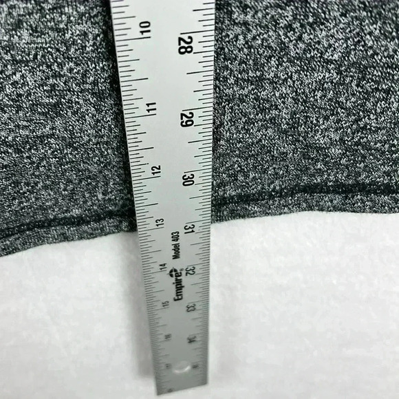 Max Studio Women’s Sweater Plus Sz 1X Heathered Black Cowl Neck Long Sleeve Soft - Picture 7 of 9